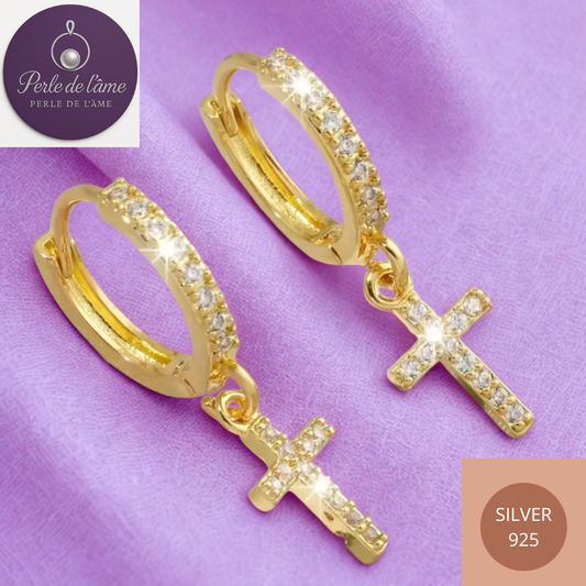Boucles d'oreilles scintillantes