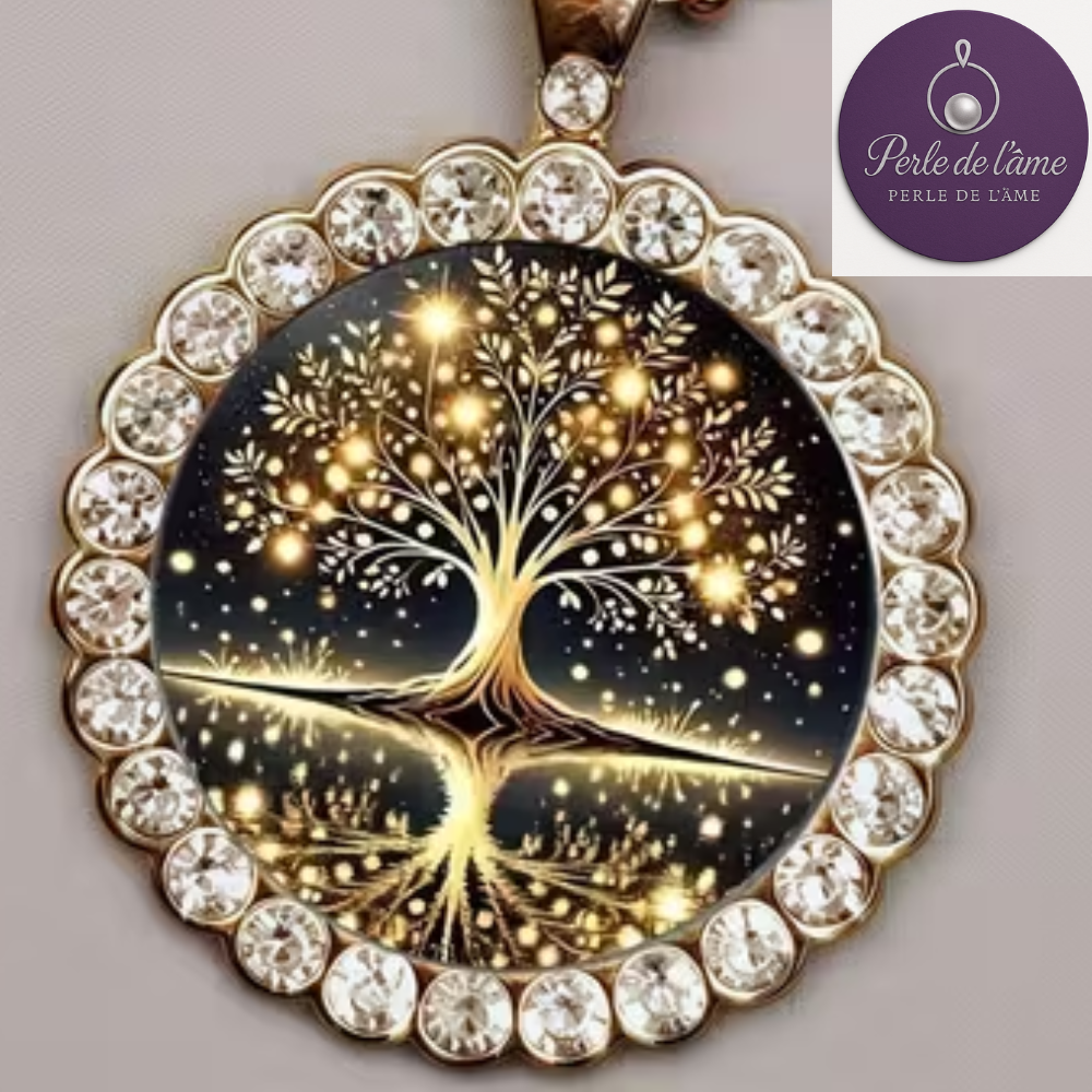 Pendentif Arbre de Vie Lumineux.