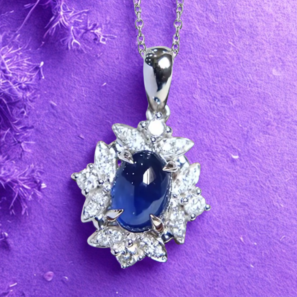 Collier Pierre Bleue