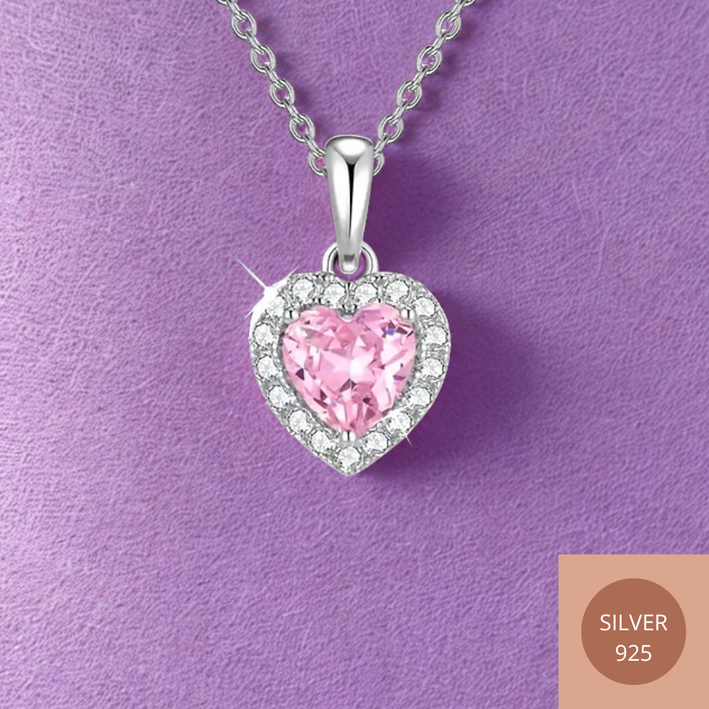 Pendentif Cœur Rose