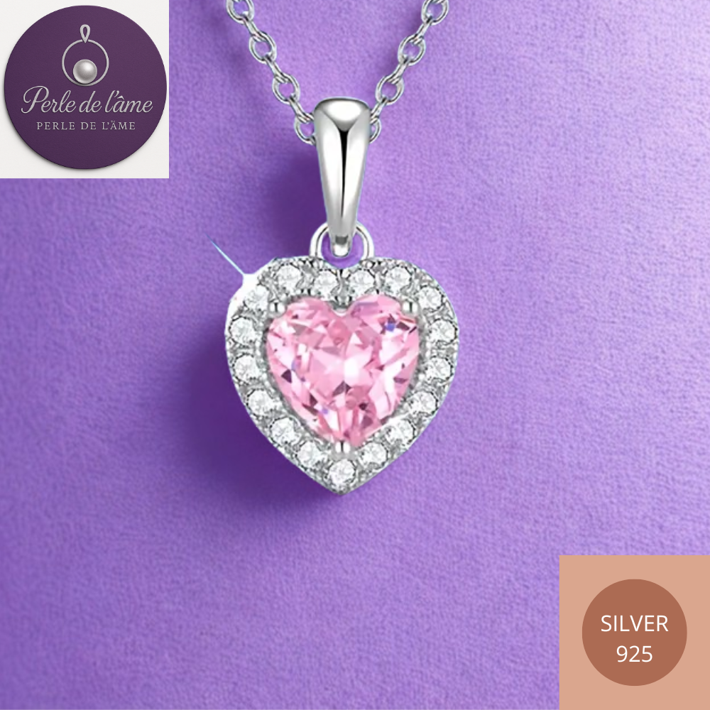 Pendentif Cœur Rose