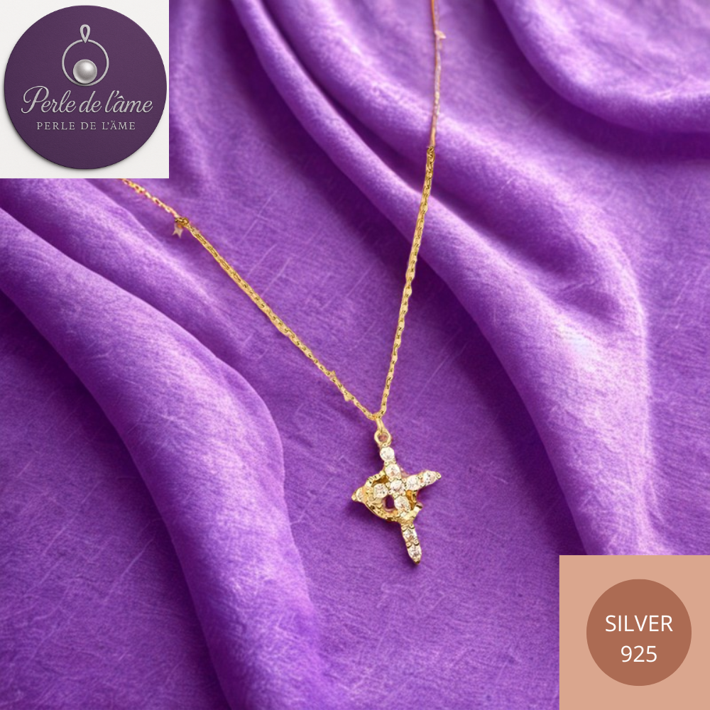Collier Croix Couronne