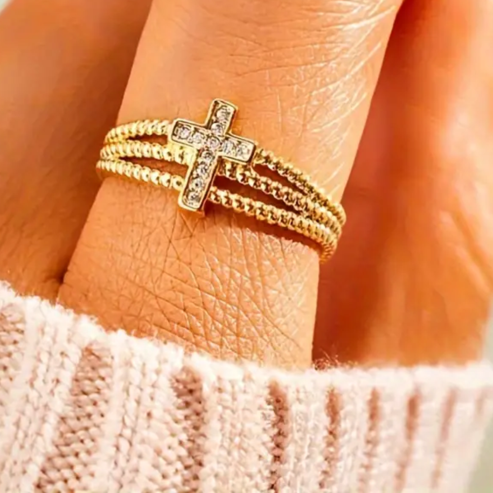 Bague trois ajustable