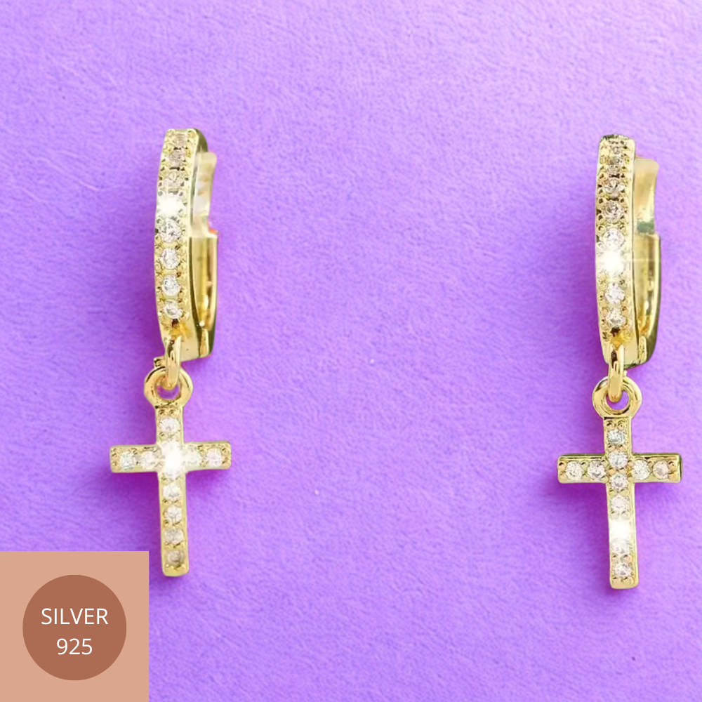 Boucles d'oreilles scintillantes