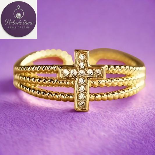 Bague trois ajustable