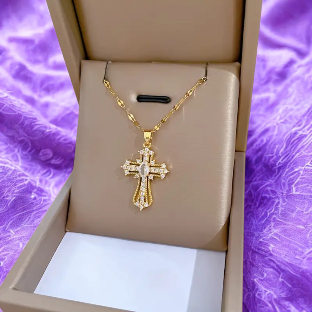 Collier Pierre brillante au centre