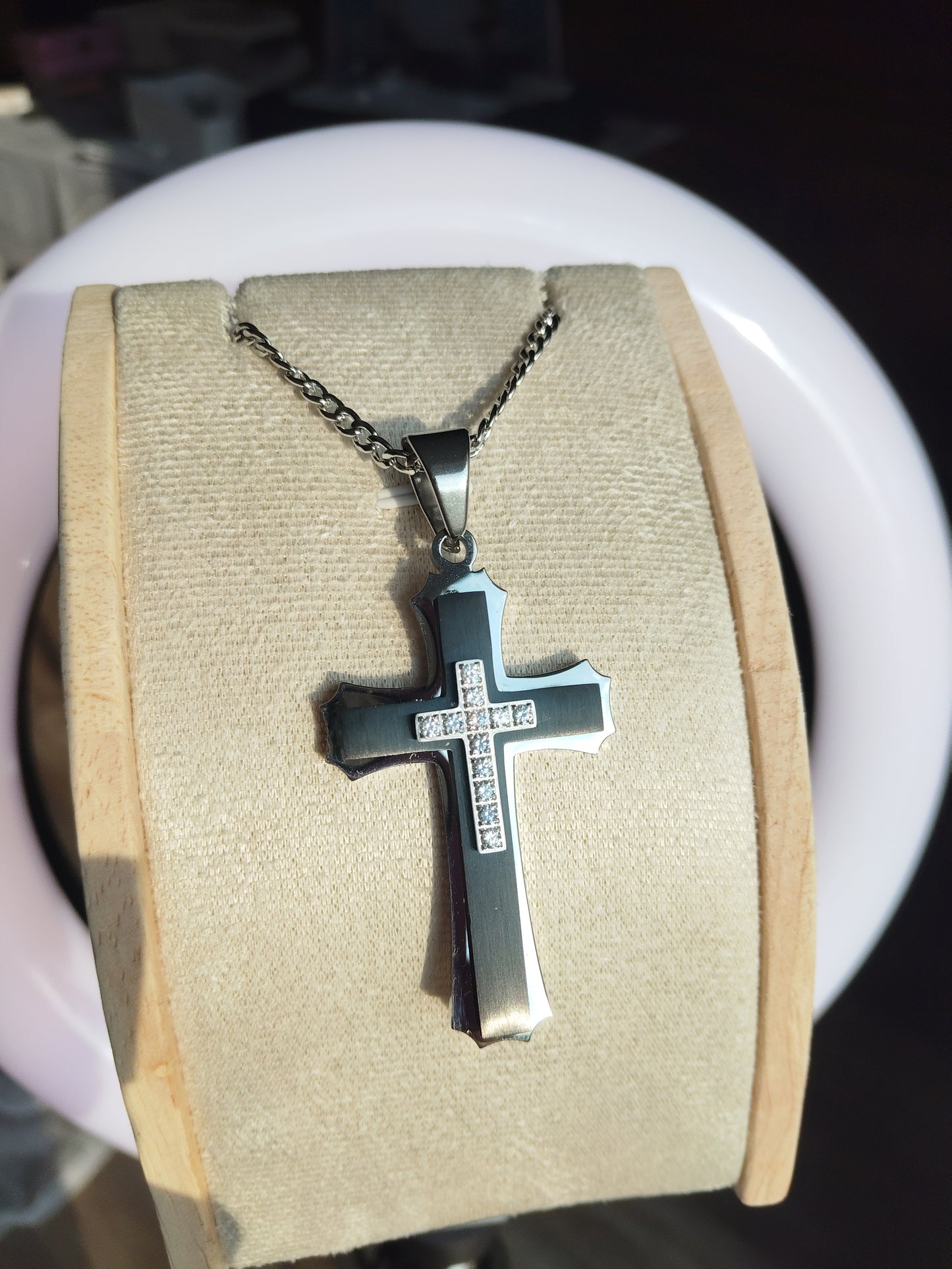 Amour éternel noir-argent