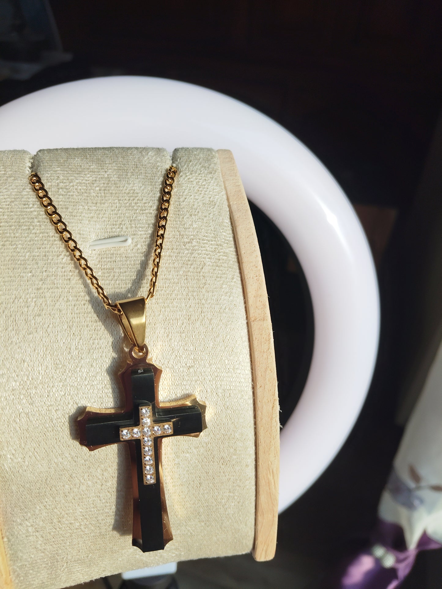 Amour éternel noir-or